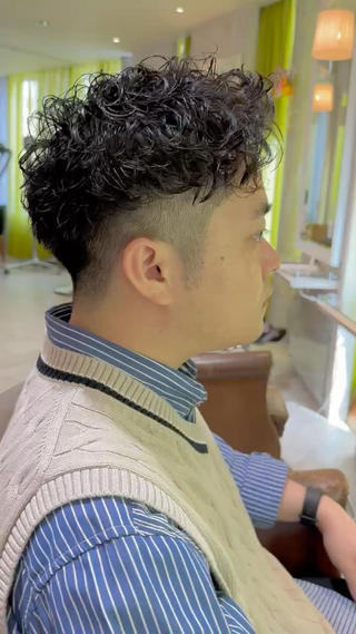 パーマ メンズ メンズパーマ特化🔥 ツイスパ/シャドウのヘアスタイル