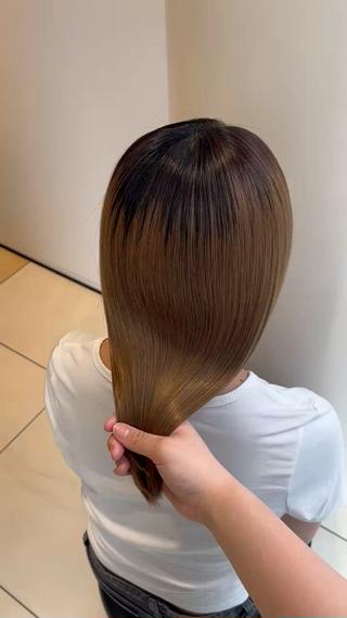 トリートメントだけでここまでツヤツヤに️ 