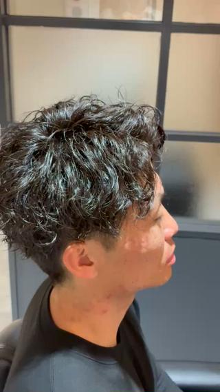 パーマ メンズ SKY　Second所属・さねまつ /メンズヘアのヘアスタイル