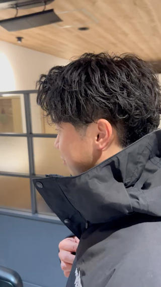 パーマ メンズ SKY　Second所属・さねまつ /メンズヘアのヘアスタイル