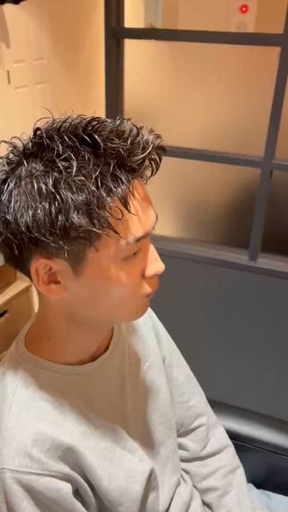 ショート パーマ メンズ SKY　Second所属・さねまつ /メンズヘアのヘアスタイル