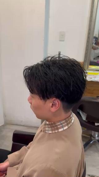 メンズ Men’s  salon ANSWER所属・SHIZUKU スパイキーショートのヘアスタイル