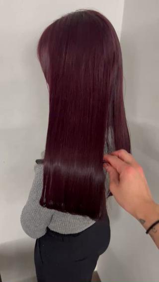 ロング 奥野碧🌈艶髪 /ダメージレスカラーのヘアスタイル