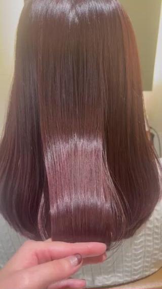 マゼンタピンク
パーソナルカラーイエベ、ブルベにも合うカラー配合します。

ブリーチなしでのカラーになります
オージュアトリートメントで内部補修と保湿で艶んつやんになります！ 