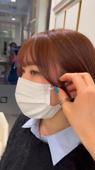 ミディアム バレイヤージュ/ヘア アレンジ/shionのヘアスタイル