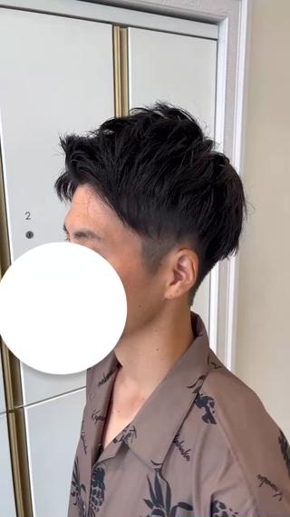 メンズ バレイヤージュ/ヘア アレンジ/shionのヘアスタイル