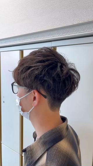 パーマ メンズ バレイヤージュ/ヘア アレンジ/shionのヘアスタイル