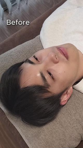 メンズ眉毛パーマ/メンズ眉毛ワックス 