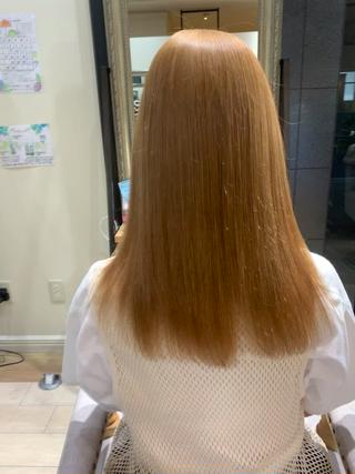 セミロング カラー 艶髪レイヤー上田 紗也🇰🇷💗のヘアスタイル