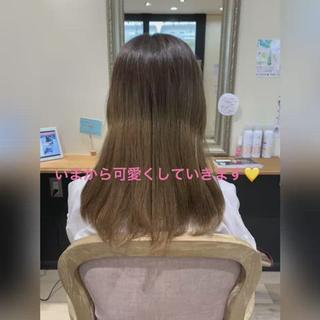 ロング カラー 艶髪レイヤー上田 紗也🇰🇷💗のヘアスタイル