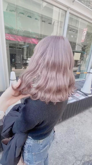 ブリーチ３回が目安のホワイト系カラー 