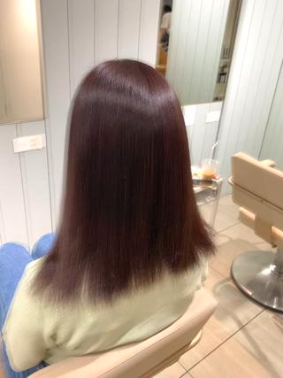 酸性縮毛矯正
髪質改善カラー

乾かしただけでこのまとまり 