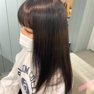 セミロング パーマ 韓国風レイヤーカット 💎髪質改善"yuiのヘアスタイル