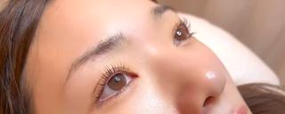 自まつ毛の長さを活かした立ち上げデザイン 