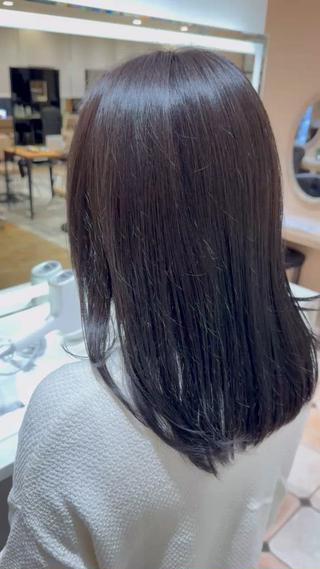 セミロング 透明感カラー🎨 田嶋翔真のヘアスタイル