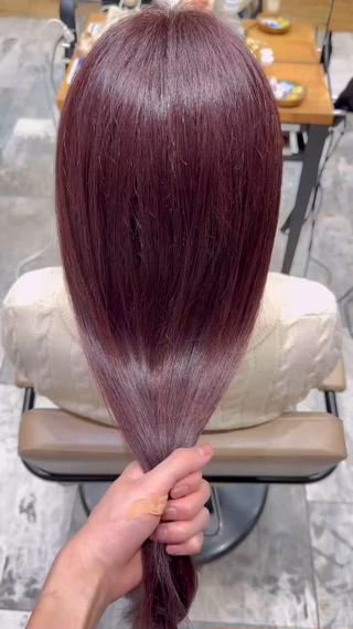 セミロング 透明感カラー🎨 田嶋翔真のヘアスタイル