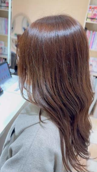 セミロング 透明感カラー🎨 田嶋翔真のヘアスタイル