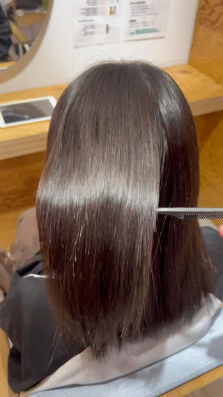 セミロング 小田 勇斗のヘアスタイル