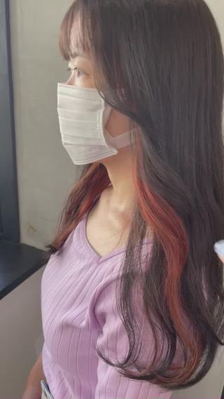 ロング カラー newi梅田🫧韓国 ヘア🫧sakiのヘアスタイル