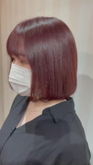 ショート カラー newi梅田🫧韓国 ヘア🫧sakiのヘアスタイル