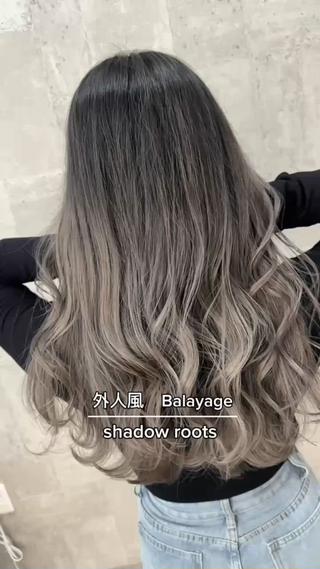 #シャドウルーツ　#バレイヤージュ 