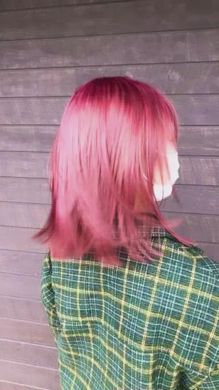 ミディアム 太白区白髪ぼかし/ ボブカット/千葉達人のヘアスタイル