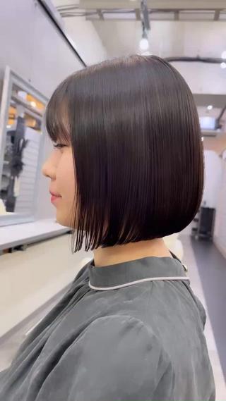 ショート カラー 柔らかいヘアカラー 大成のヘアスタイル