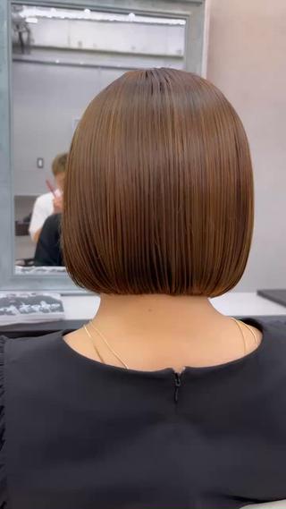 ショート カラー 柔らかいヘアカラー 大成のヘアスタイル