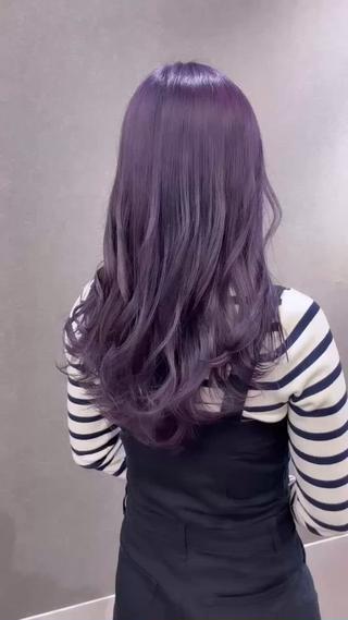 ロング カラー 柔らかいヘアカラー 大成のヘアスタイル