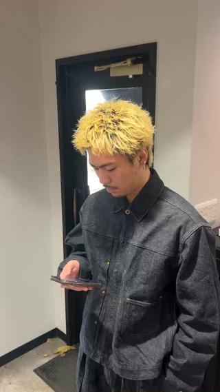 ブリーチ一回でできる抜きっぱなしスパイキーショート！ 