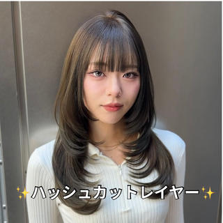 ハッシュカットとオリーブカラー☆