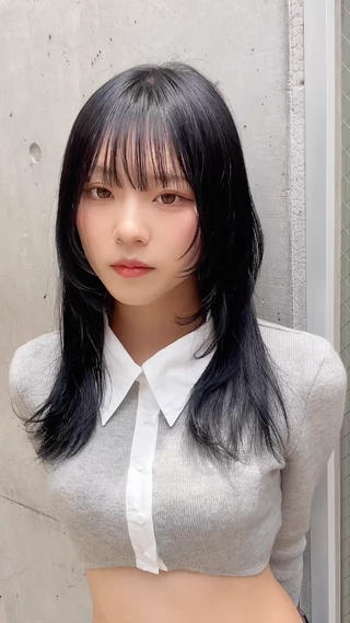 ミディアム カラー ✨ハッシュカット✨ ユウキ✨のヘアスタイル