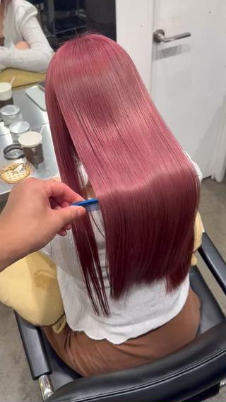 ロング JUNYA 海外ガールヘアのヘアスタイル