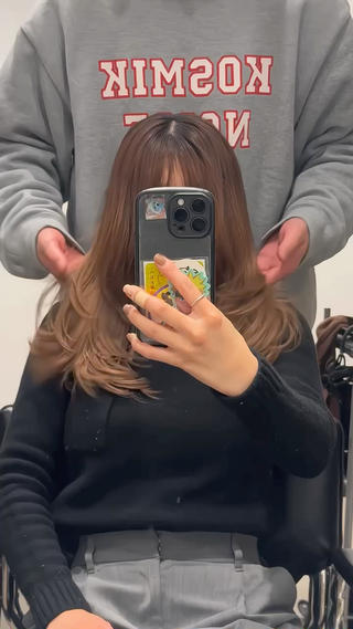 ロング JUNYA 海外ガールヘアのヘアスタイル