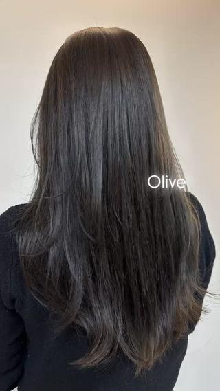 暗めの色でも透明感があってかわいいです♡ 