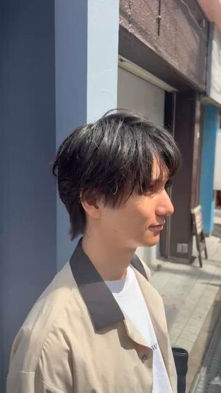 メンズ レディース髪質改善 メンズカットパーマのヘアスタイル