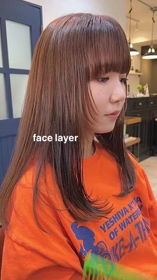 ミディアム カラー ELENA所属・ナチュラルなショート 北本空河のヘアスタイル