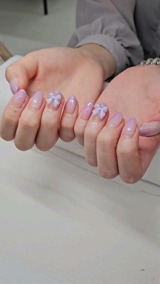 紫グラデ×リボン
※パーツ要相談 