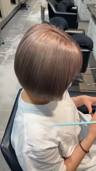 ショート カラー シマノ フミヤのヘアスタイル