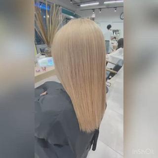 ブロンドベージュカラー 