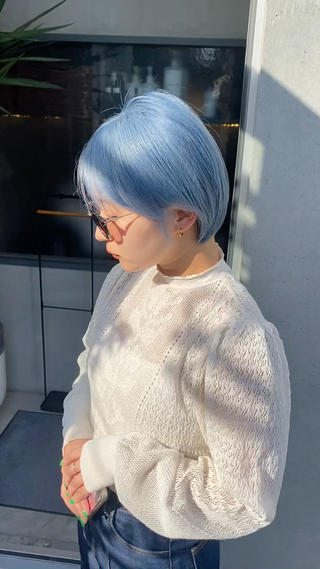 ショート カラー 村田 りょうやのヘアスタイル