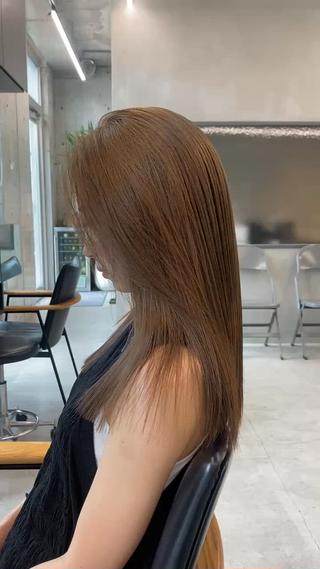 ロング カラー 村田 りょうやのヘアスタイル