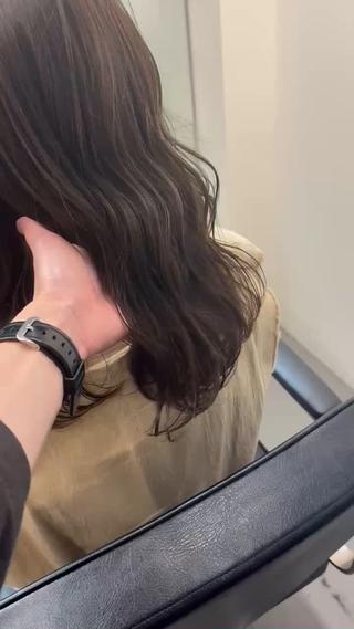 セミロング カラー 村田 りょうやのヘアスタイル
