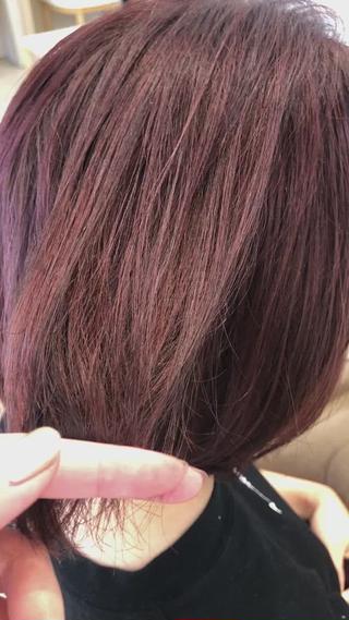 オイルグロスカラー！話題のイノアカラーです！
染みない、ツンとした匂いがしない、オイルでできたカラー剤なので、ツヤツヤになります！ 