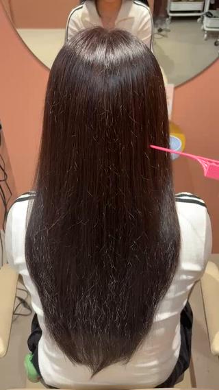 ロング カラー Inity心斎橋/ クルミのヘアスタイル