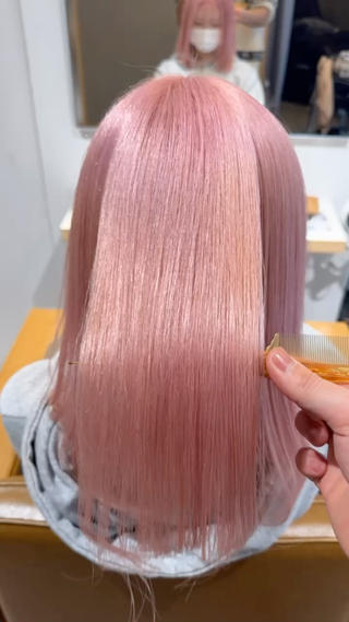 pail pink

ブリーチ2，3~対応してます!

2回ブリーチ履歴があってもこの艶々感 