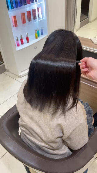 セミロング Armony青山店 松原大斗のヘアスタイル