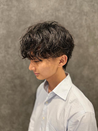 ミディアム メンズ _white鳳店/ 杉本 健のヘアスタイル