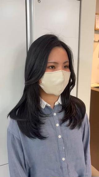 セミロング CREA渋沢 モデル募集🌺アイナのヘアスタイル