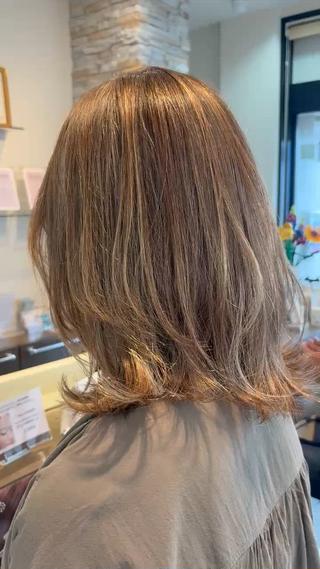 ミディアム CREA渋沢 モデル募集🌺アイナのヘアスタイル